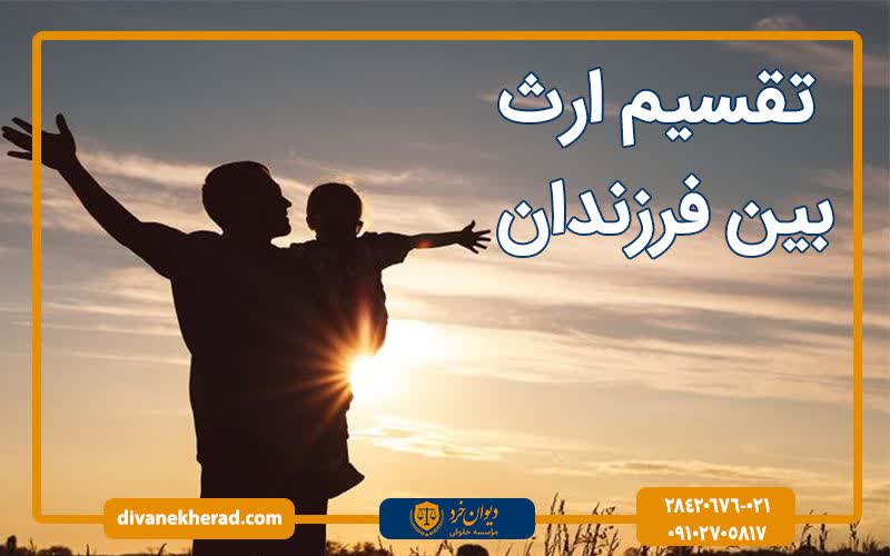 تقسیم ارث بین فرزندان