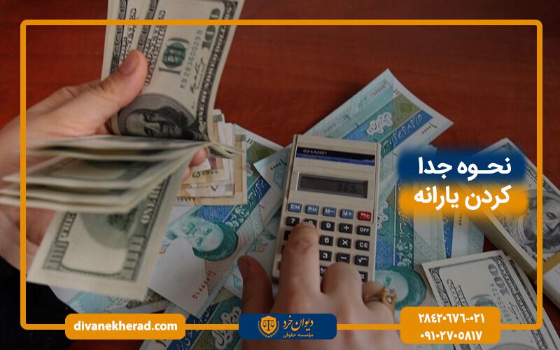 نحوه جدا کردن یارانه