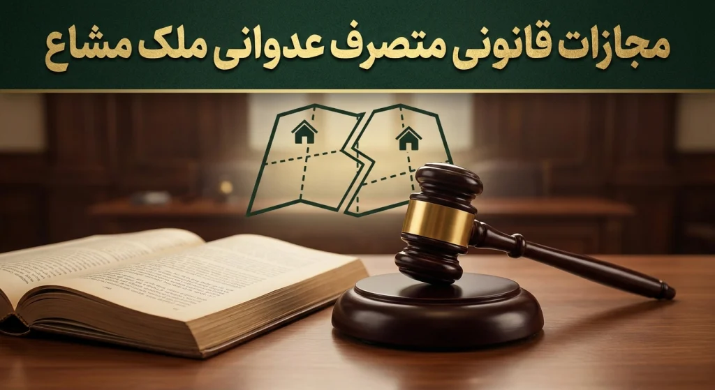 مجازات قانونی متصرف عدوانی ملک مشاع